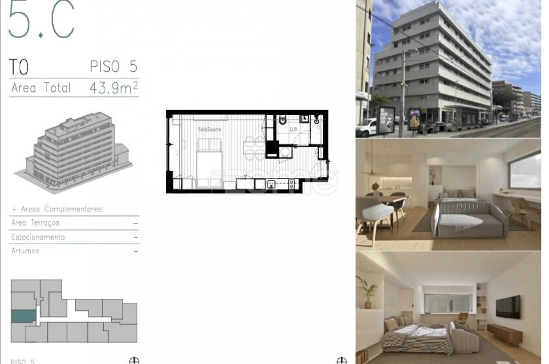 Apartamento T1 para Venda em Matosinhos e Leça da Palmeira Foto 1