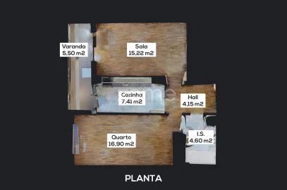 Apartamento T1 para Arrendamento em Ramalde