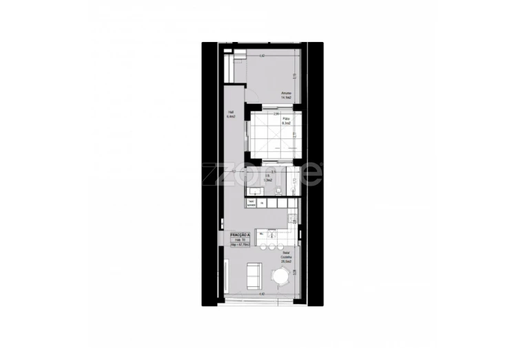 Apartamento T1 para Arrendamento em Campanhã Foto 20