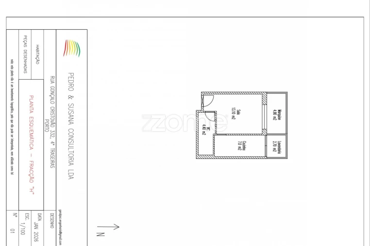 Apartamento T1 para Venda em Cedofeita, Santo Ildefonso, Sé, Miragaia, São Nicolau e Vitória Foto 20