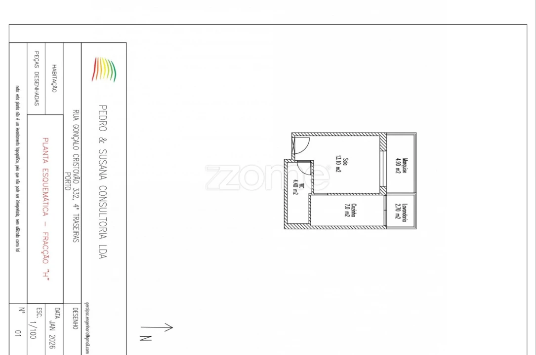 Apartamento T1 para Venda em Cedofeita, Santo Ildefonso, Sé, Miragaia, São Nicolau e Vitória Foto 20
