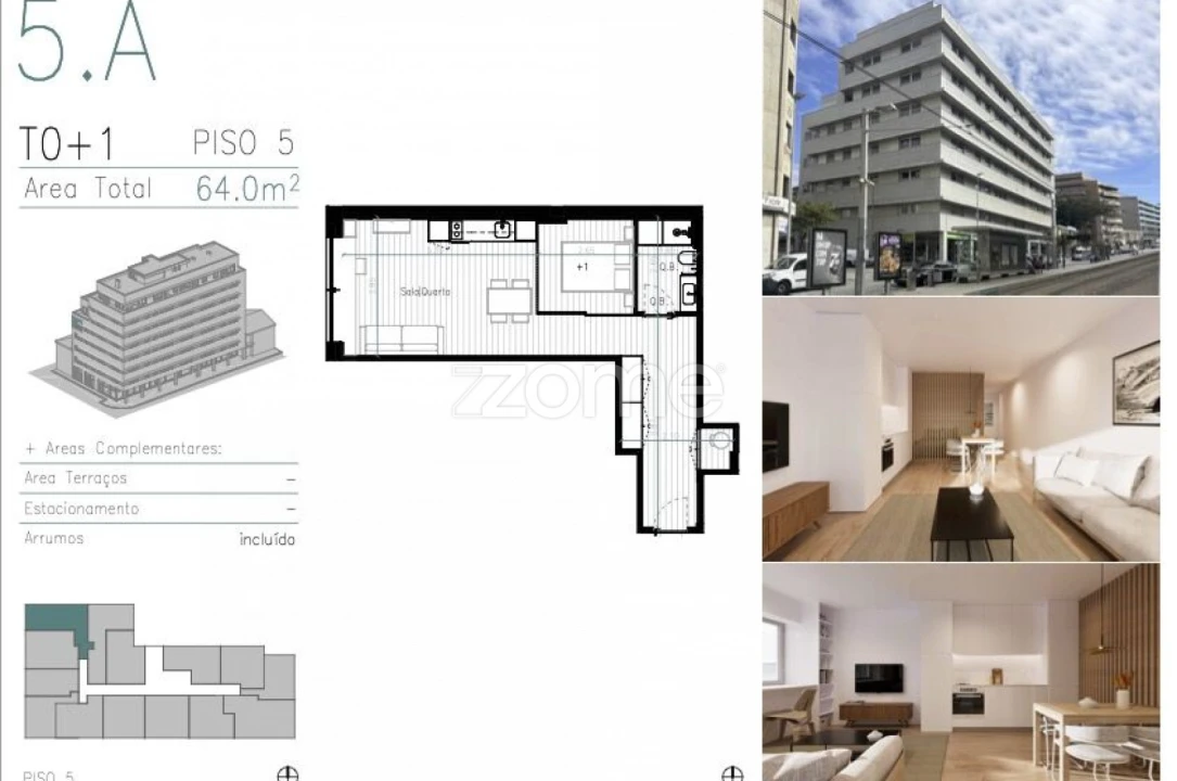 Apartamento T1 para Venda em Matosinhos e Leça da Palmeira Foto 1