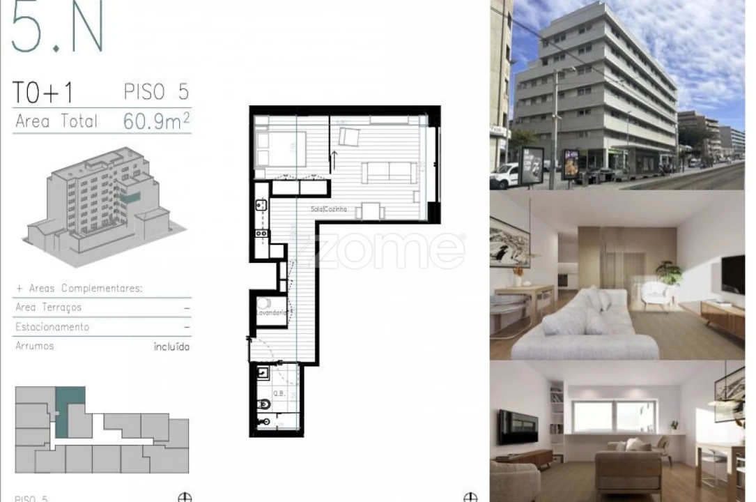 Apartamento T1 para Venda em Matosinhos e Leça da Palmeira Foto 1