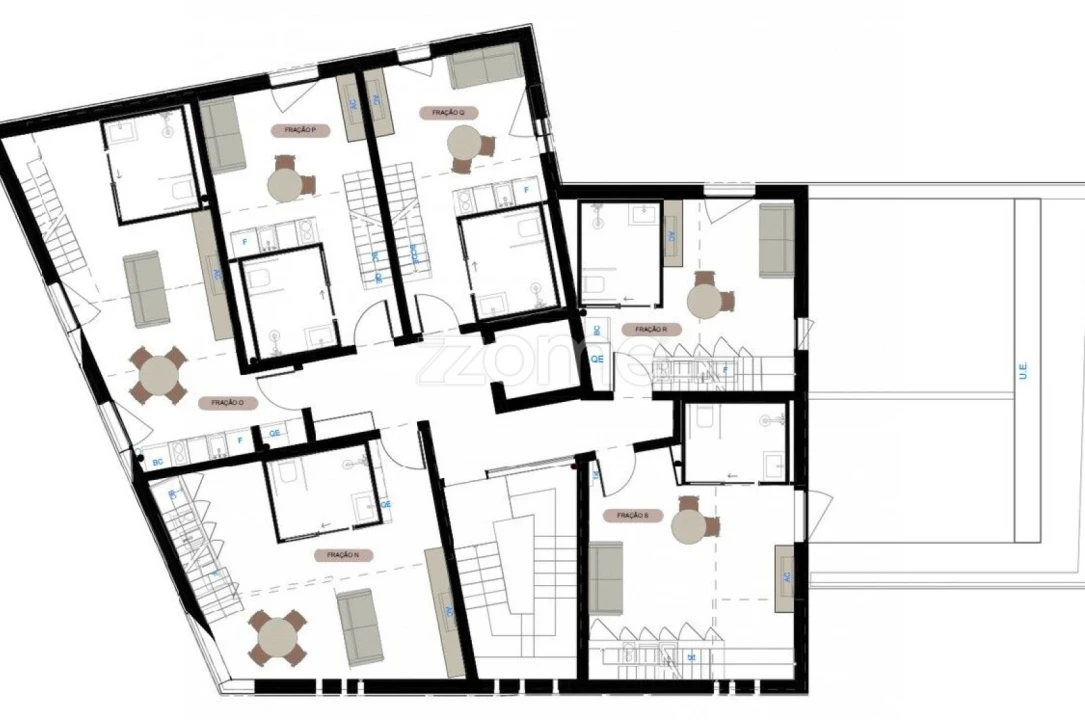 Apartamento T1 para Venda em Marrazes e Barosa Planta 2