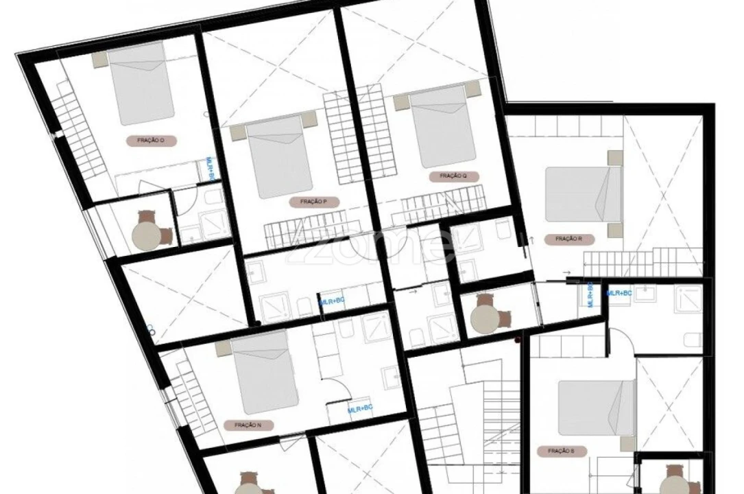 Apartamento T1 para Venda em Marrazes e Barosa Planta 2