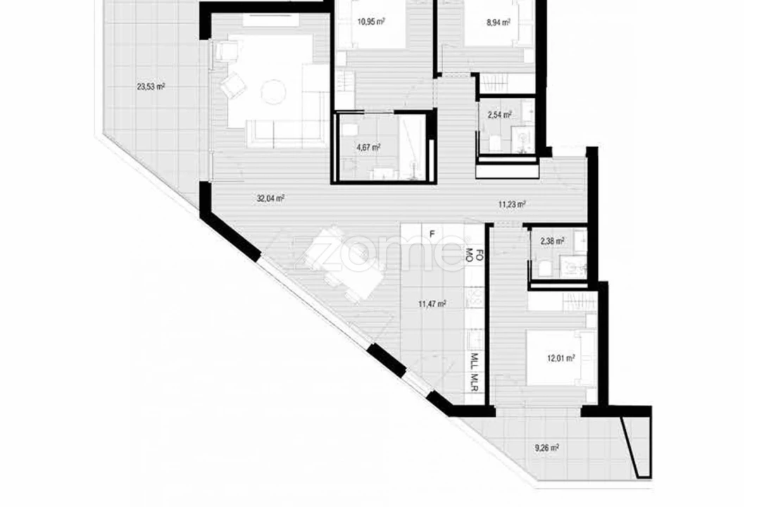 Apartamento T3 para Venda em Buarcos Foto 28