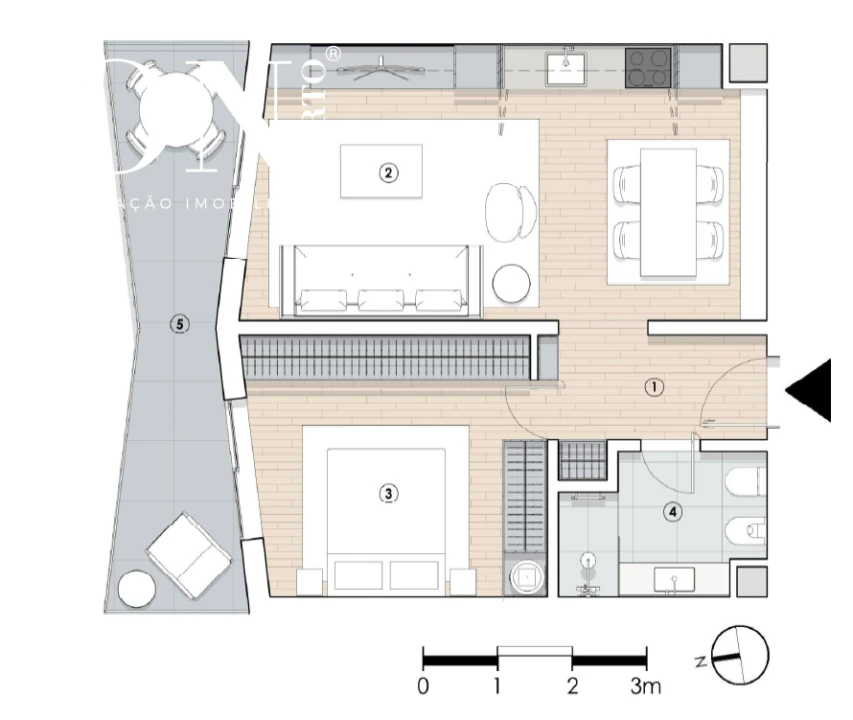 Apartamento T1 para Venda em Paranhos Foto 11