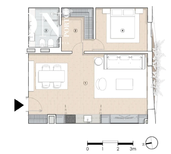 Apartamento T1 para Venda em Paranhos Foto 11