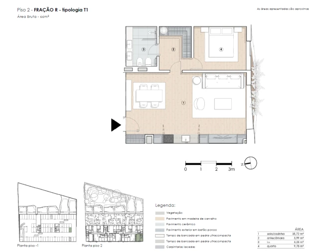 Apartamento T1 para Venda em Paranhos Foto 12