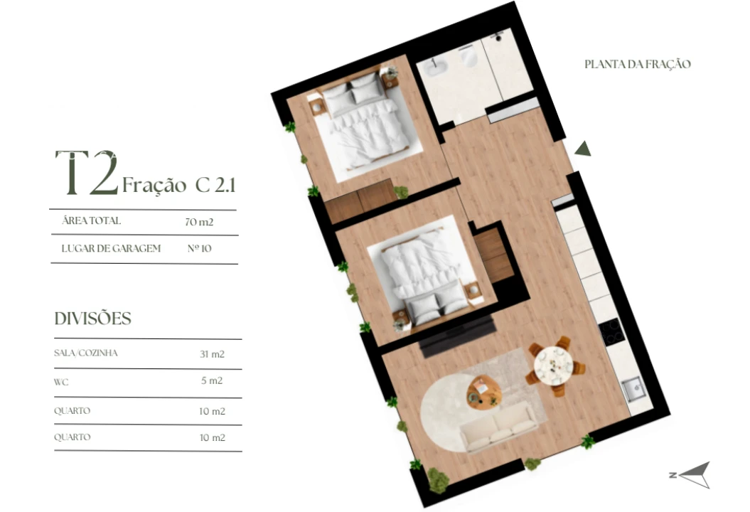 Apartamento T2 para Venda em Campanhã Foto 6