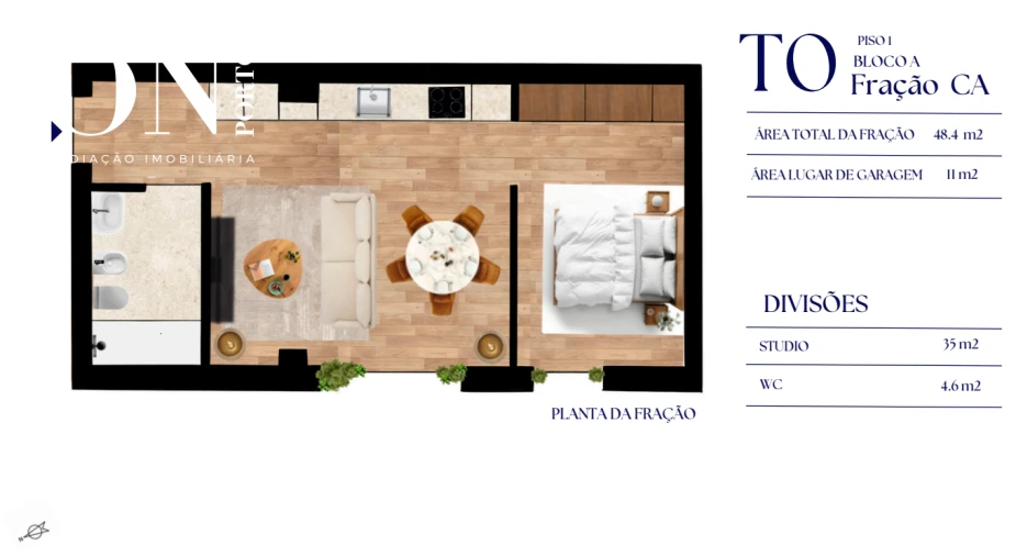 Apartamento T0 para Venda em Paranhos Foto 6