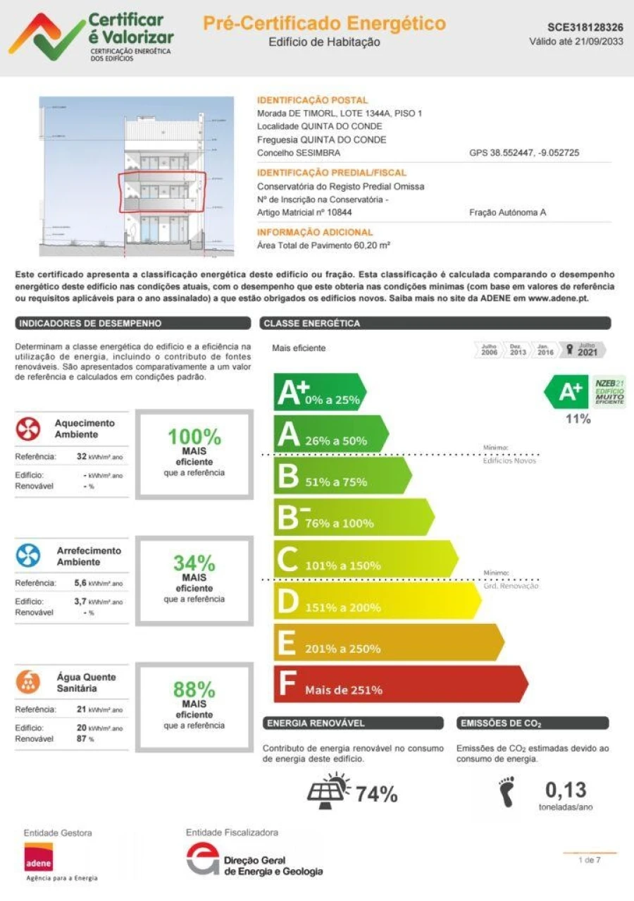 Apartamento T2 para Venda em Quinta do Conde Foto 18