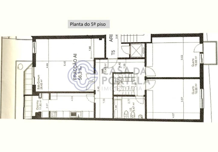 Apartamento T5 para Venda em Mafamude e Vilar do Paraíso Foto 49