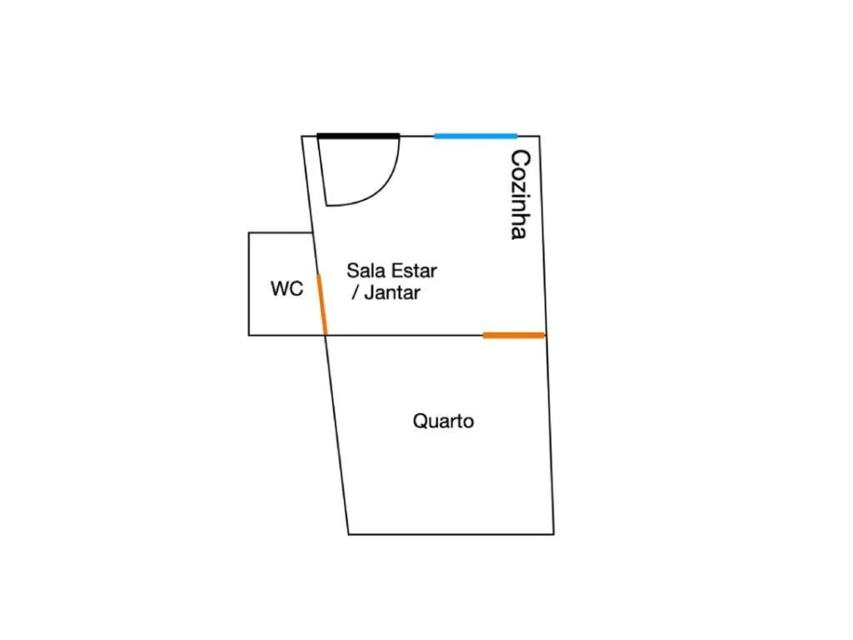 Apartamento T1 para Venda em Santa Maria Maior Foto 22