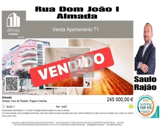 Apartamento T1 para Venda em Almada, Cova da Piedade, Pragal e Cacilhas