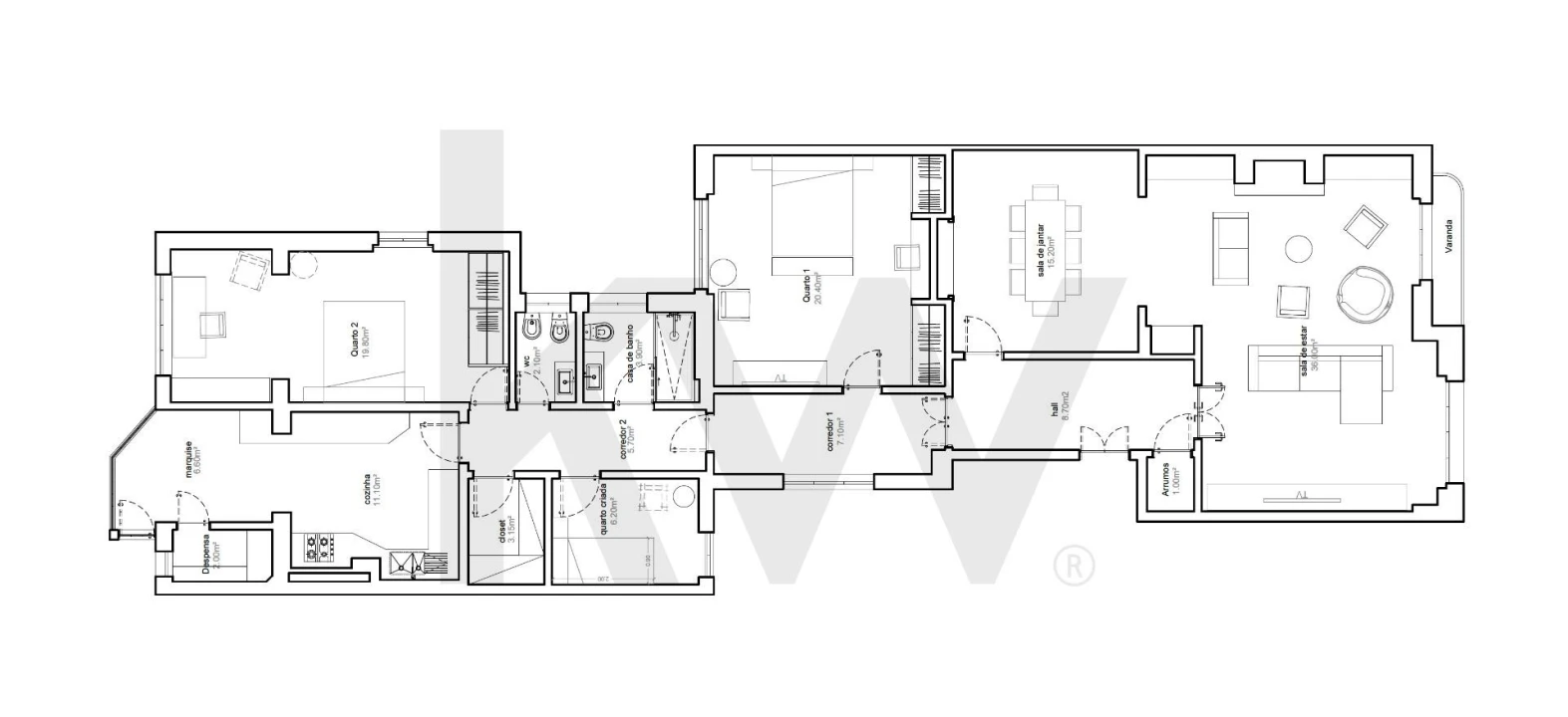 Apartamento T3 para Arrendamento em Estrela Foto 25