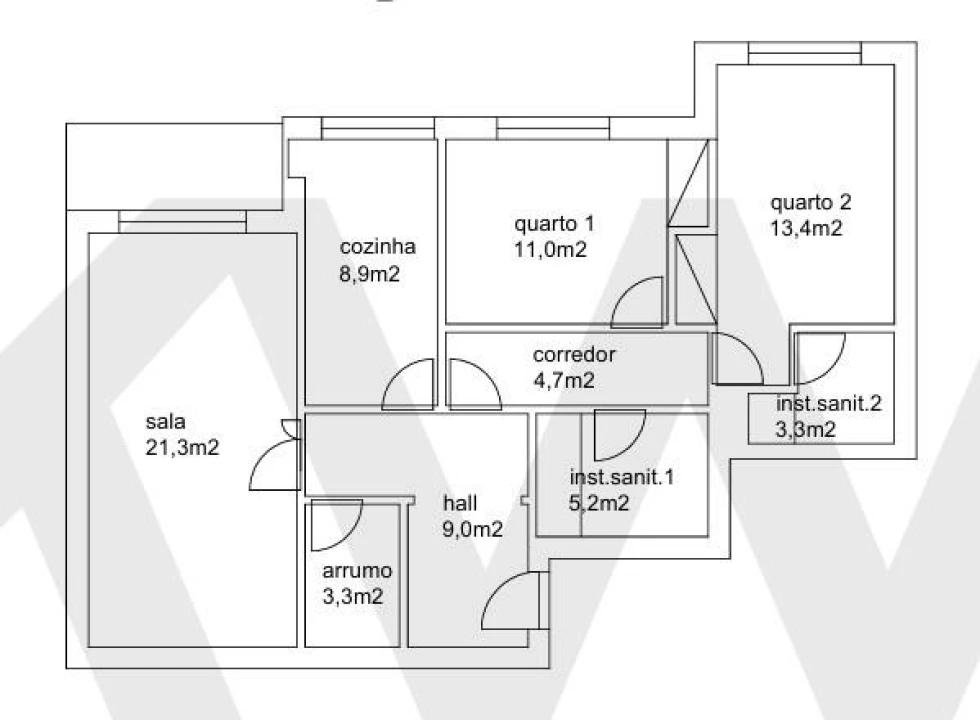 Apartamento T2 para Arrendamento em Mafamude e Vilar do Paraíso Foto 22