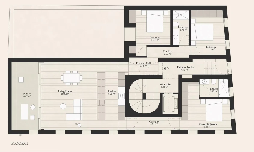Apartamento T3 para Venda em Campo de Ourique Foto 12