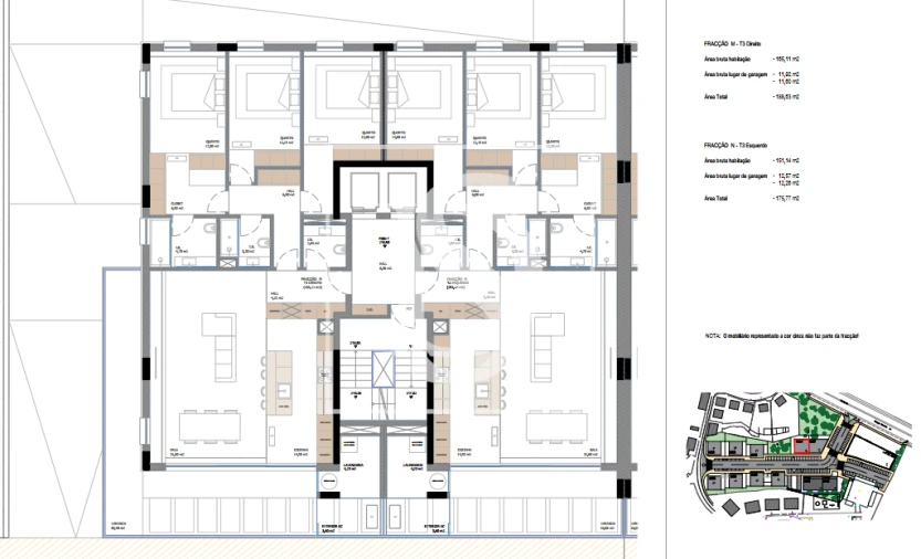 Apartamento T3 para Venda em Nogueira, Fraião e Lamaçães Foto 15