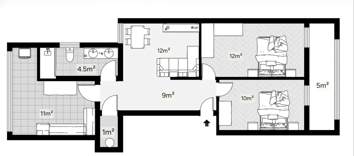 Apartamento T2 para Venda em Algés, Linda-A-Velha e Cruz Quebrada-Dafundo Foto 22