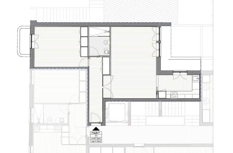 Apartamento T1 para Arrendamento em Espinho Foto 15