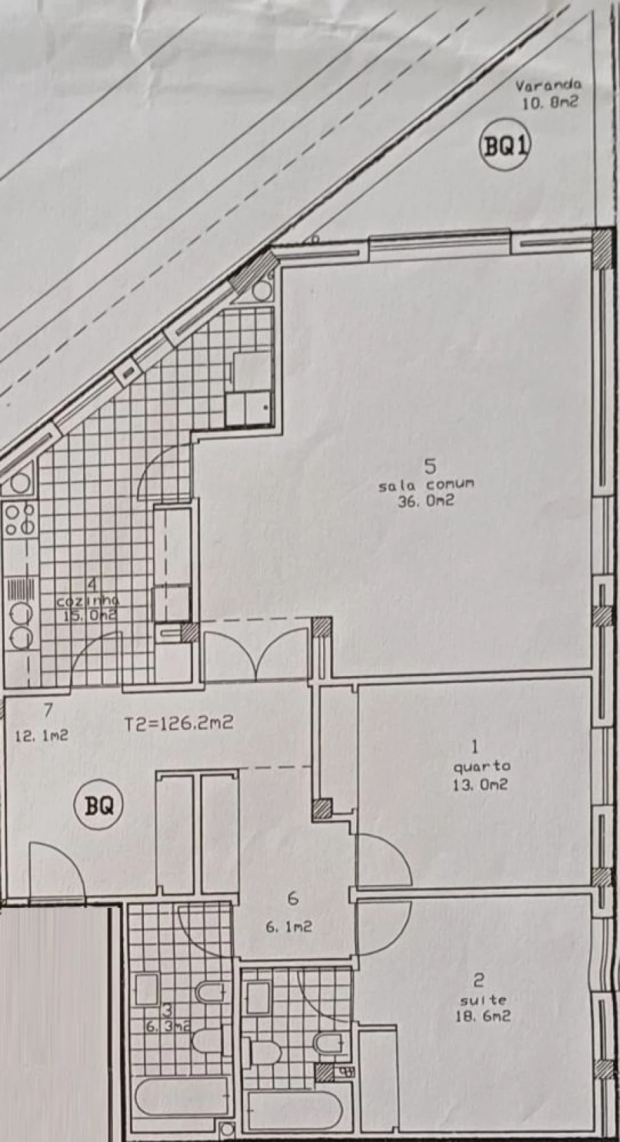 Apartamento T2 para Venda em Vila Nova da Telha Foto 29