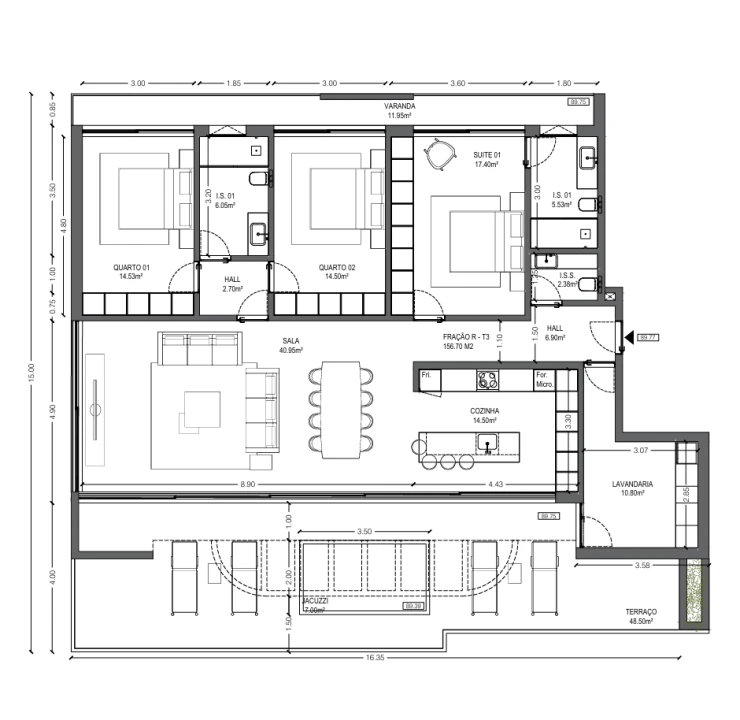 Apartamento T3 para Venda em Funchal (Santa Luzia) Foto 8