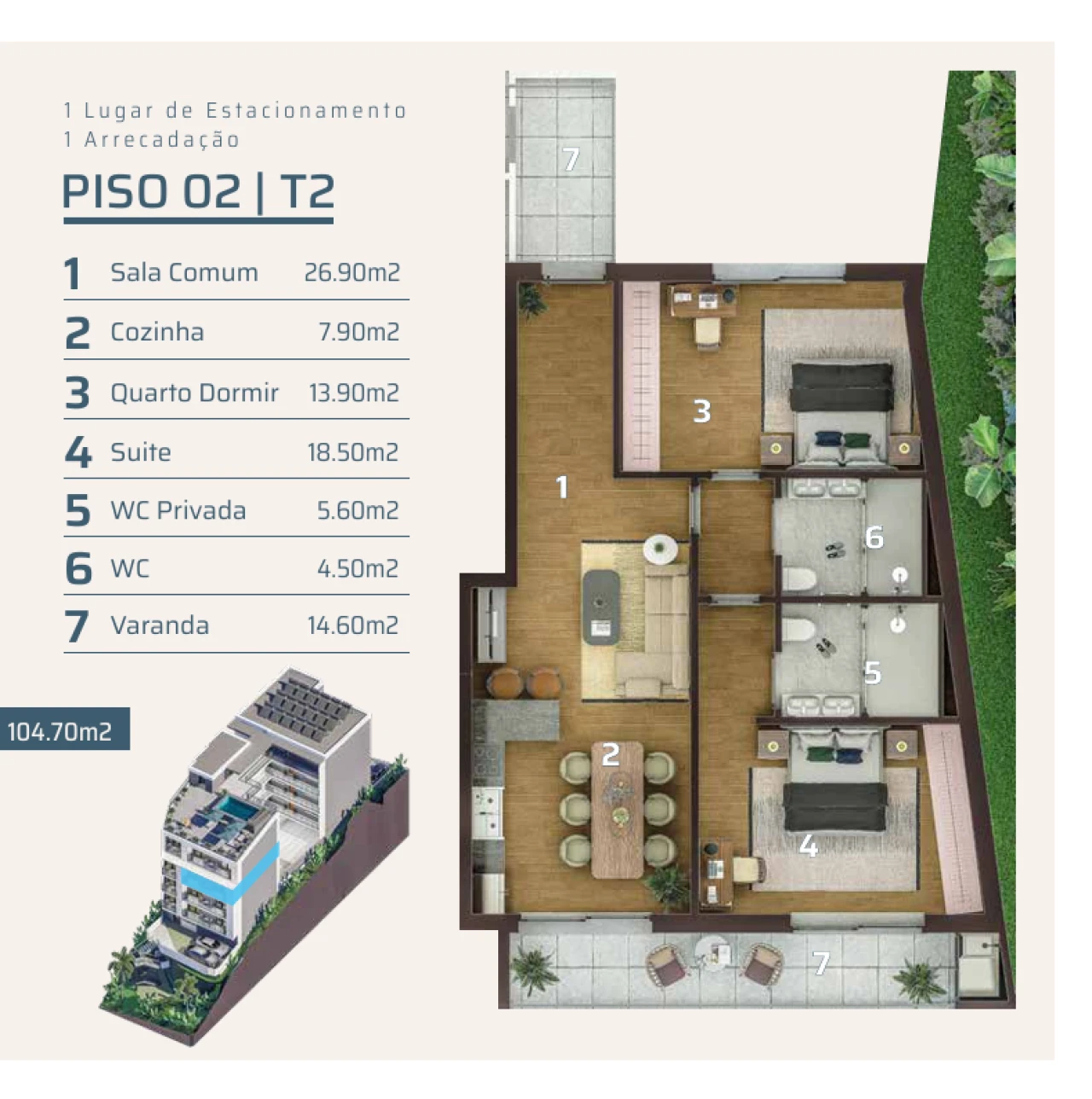 Apartamento T2 para Venda em Camara de Lobos Foto 20