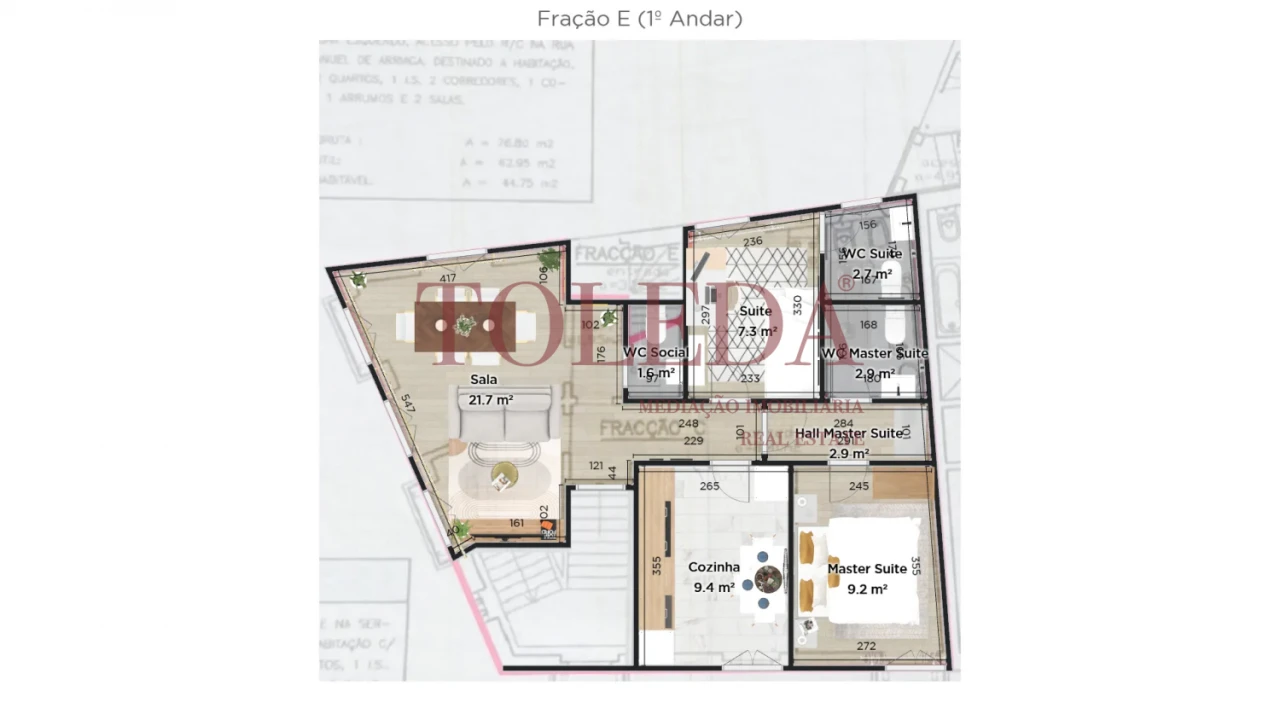 Apartamento T2 para Venda em Alcanena e Vila Moreira Foto 16