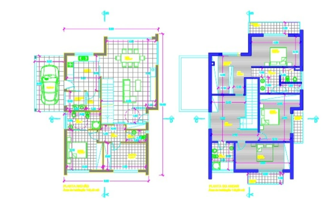 Moradia T4 para Venda em Santa Joana Planta 2