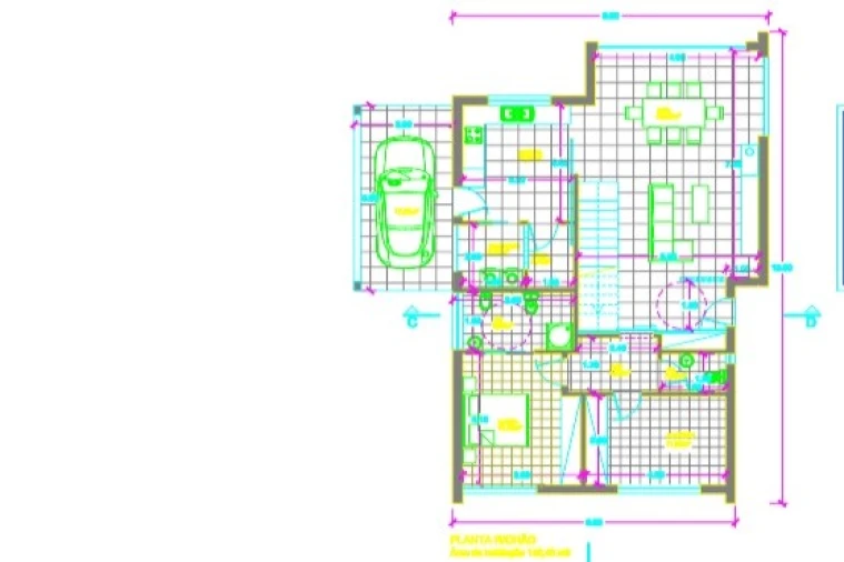 Moradia T4 para Venda em Santa Joana Planta 1