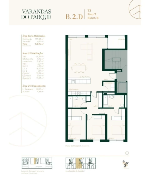 Apartamento T3 para Venda em São João da Madeira