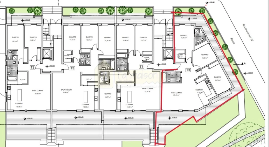 Apartamento T3 para Venda em Santa Barbara de Nexe Foto 25
