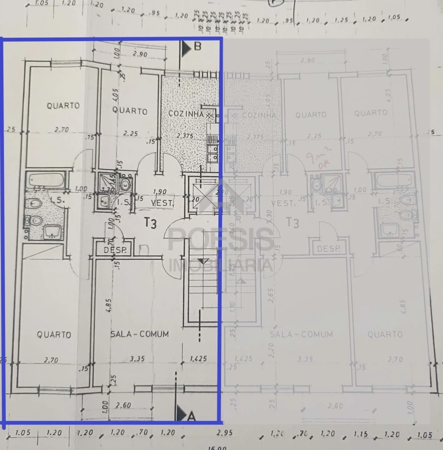 Apartamento T3 para Venda em Marvila, Ribeira Santarém, São Salvador, São Nicolau Foto 17