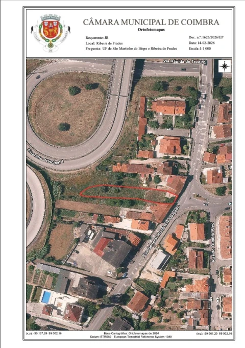 Terreno para Venda em São Martinho do Bispo e Ribeira de Frades