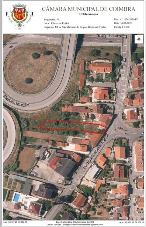 Terreno para Venda em São Martinho do Bispo e Ribeira de Frades