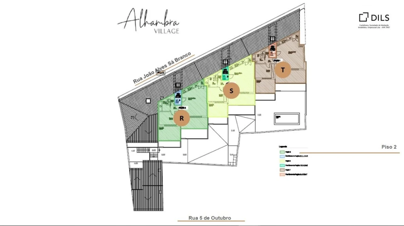 Apartamento T1 para Venda em Santa Maria do Castelo e Santiago e Santa Susana Planta 4