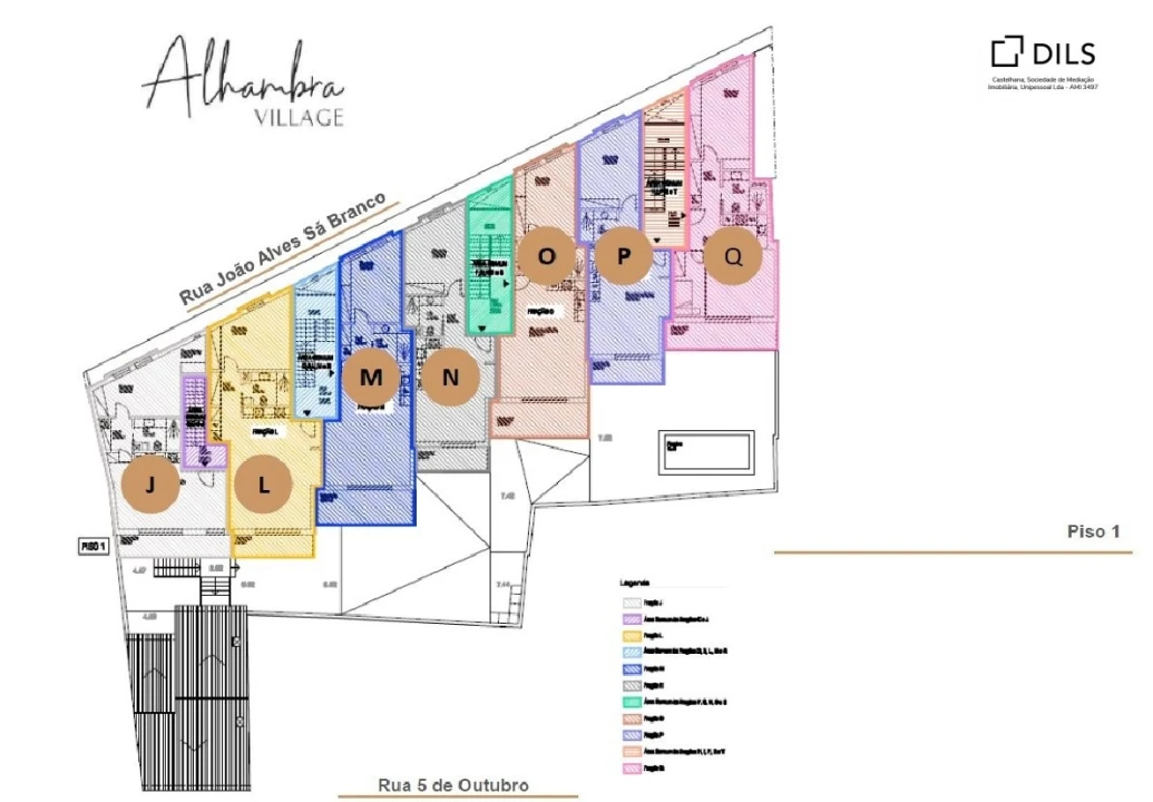 Apartamento T1 para Venda em Santa Maria do Castelo e Santiago e Santa Susana Planta 3