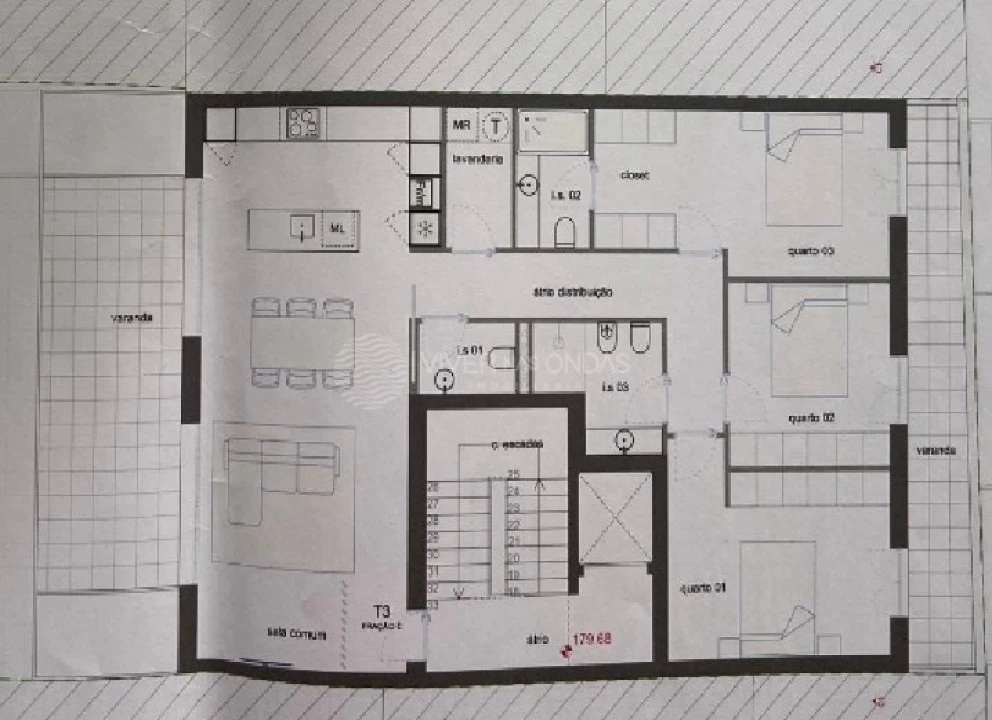 Apartamento T3 para Venda em São Vicente (Braga) Foto 58