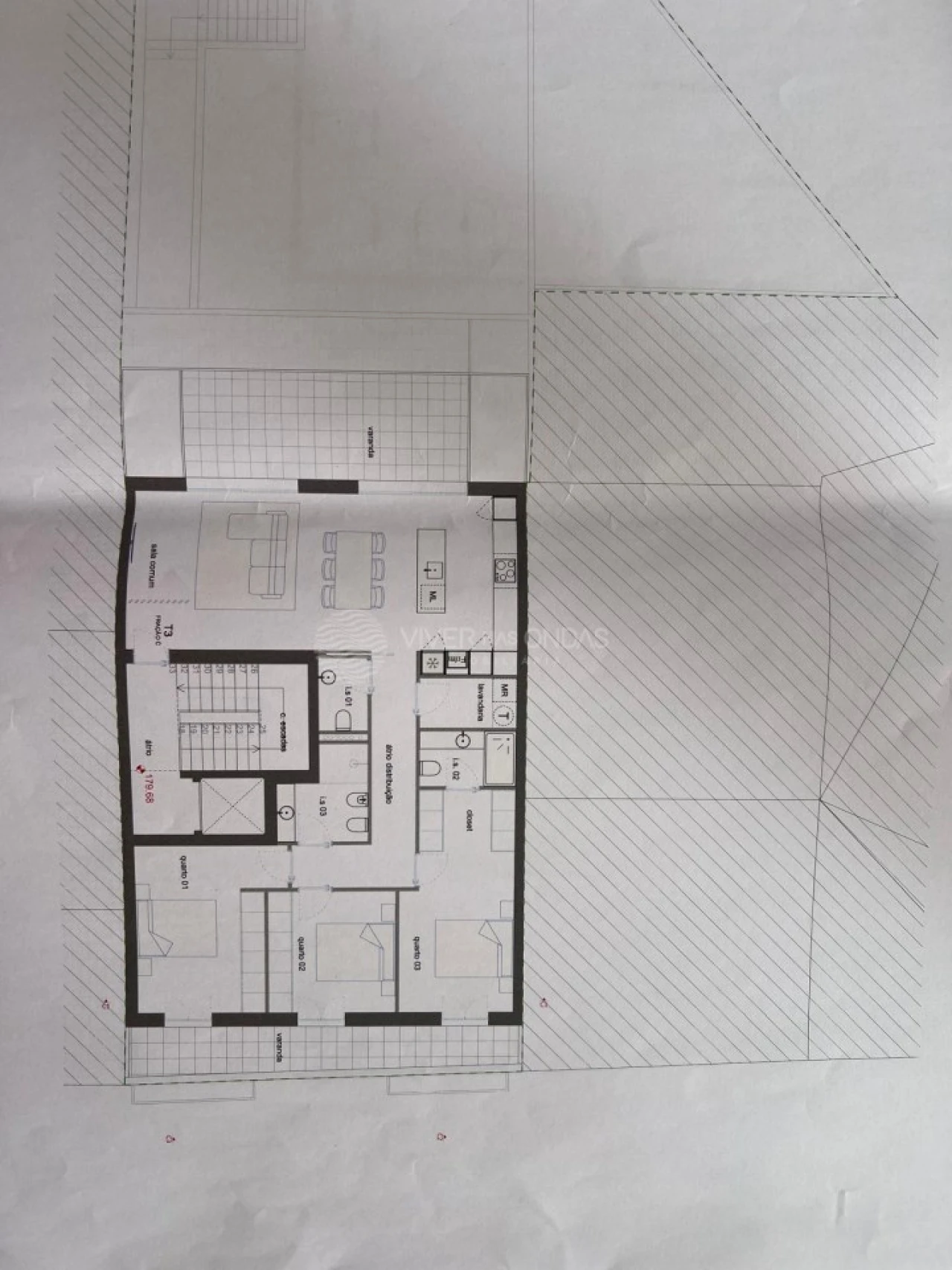 Apartamento T3 para Venda em São Vicente (Braga) Foto 59