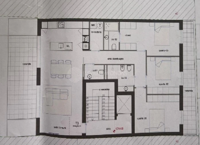 Apartamento T3 para Venda em São Vicente (Braga) Foto 58