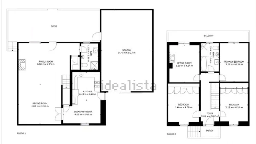 Moradia T3 para Venda em Vidais Planta 1