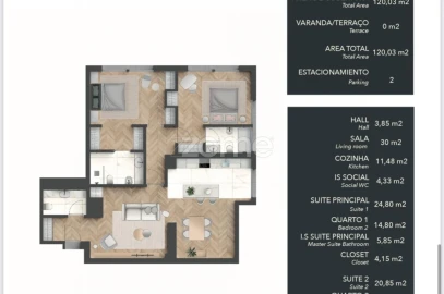 Apartamento T2 para Venda em Cascais e Estoril