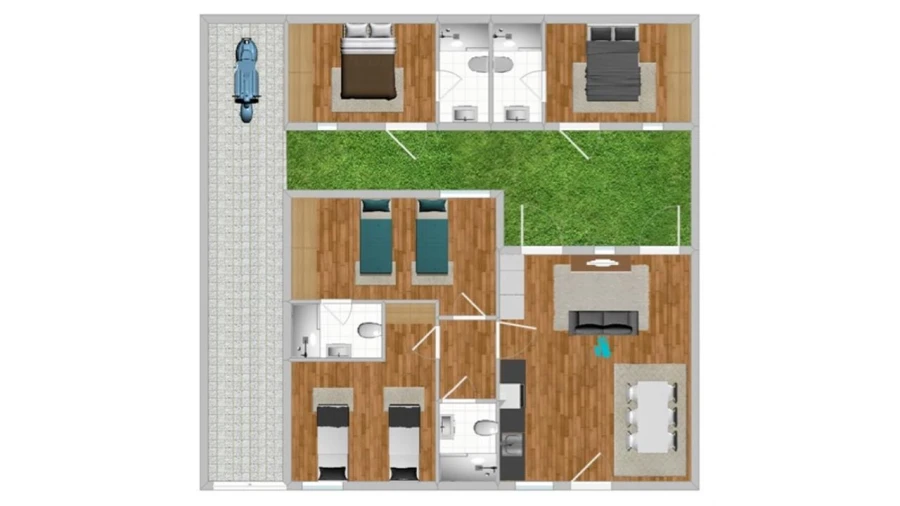 Moradia T4 para Arrendamento em Paranhos Foto 13
