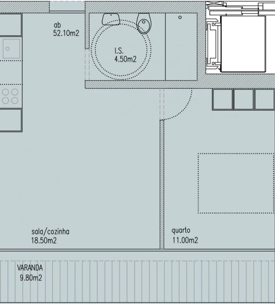 Apartamento T1 para Venda em São Mamede de Infesta e Senhora da Hora Foto 16