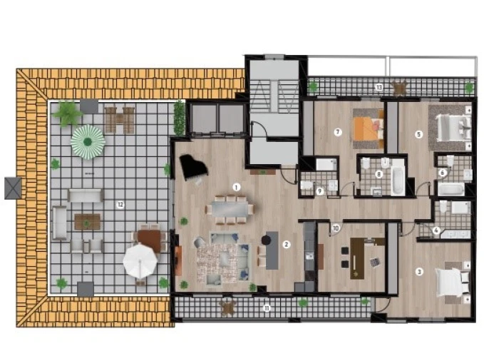 Apartamento T3 para Venda em Funchal (Se) Planta 1