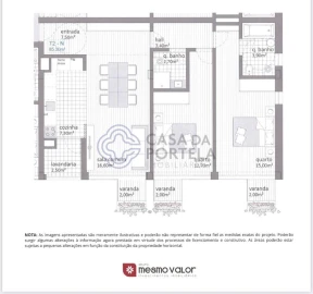 Apartamento T2 para Venda em Custóias, Leça do Balio e Guifões
