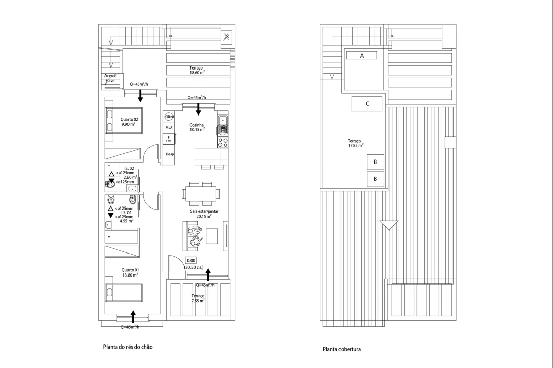Moradia T2 para Venda em Quarteira Foto 17