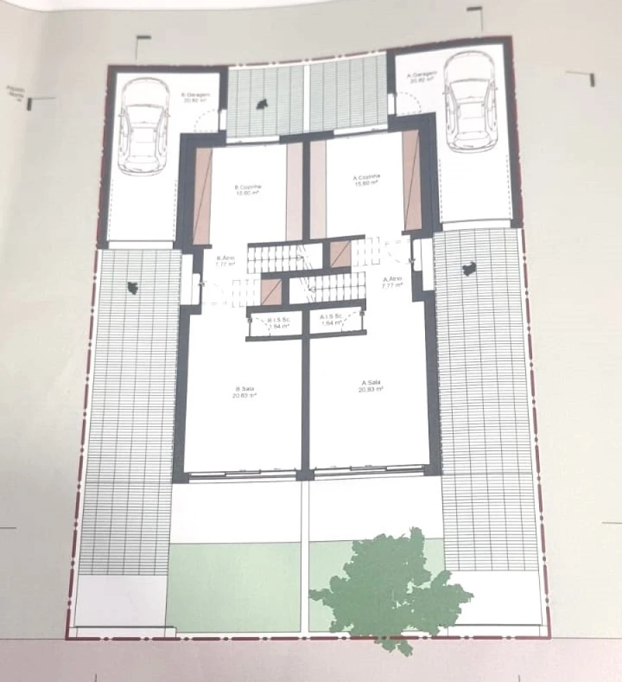 Moradia T3 para Venda em Quinta do Conde Planta 1