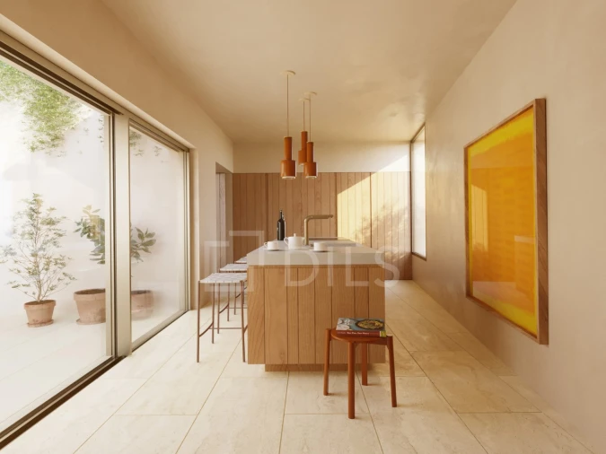 Apartamento T2 para Venda em Santa Maria do Castelo e Santiago e Santa Susana Foto 8